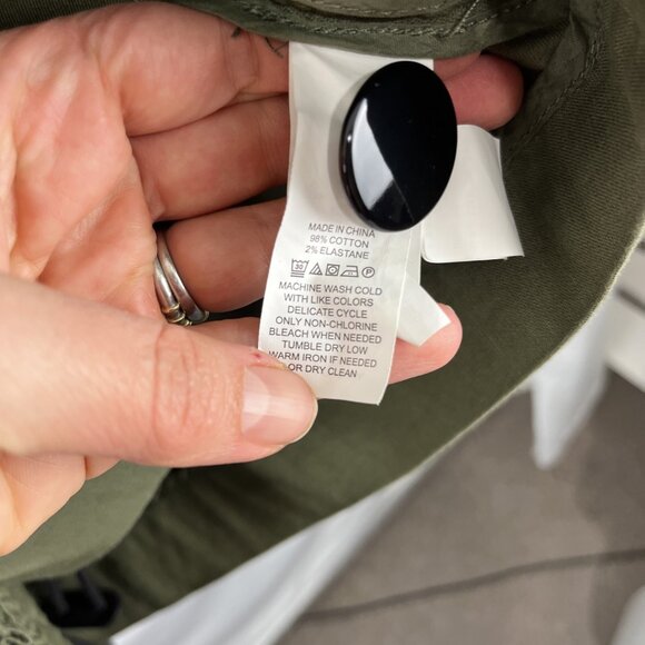 Kate Spade Broome Street Cotton Military Utility Bow Jacket Women's Size XS - Picture 6 of 14